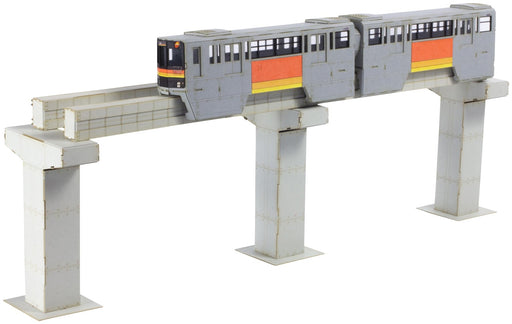 Plum 1/150 Scale Paper Kit Tama Monorail 1000 Series 2 Car Set- Japan Figure Store - #1 Bring To You The Best Japanese Goods