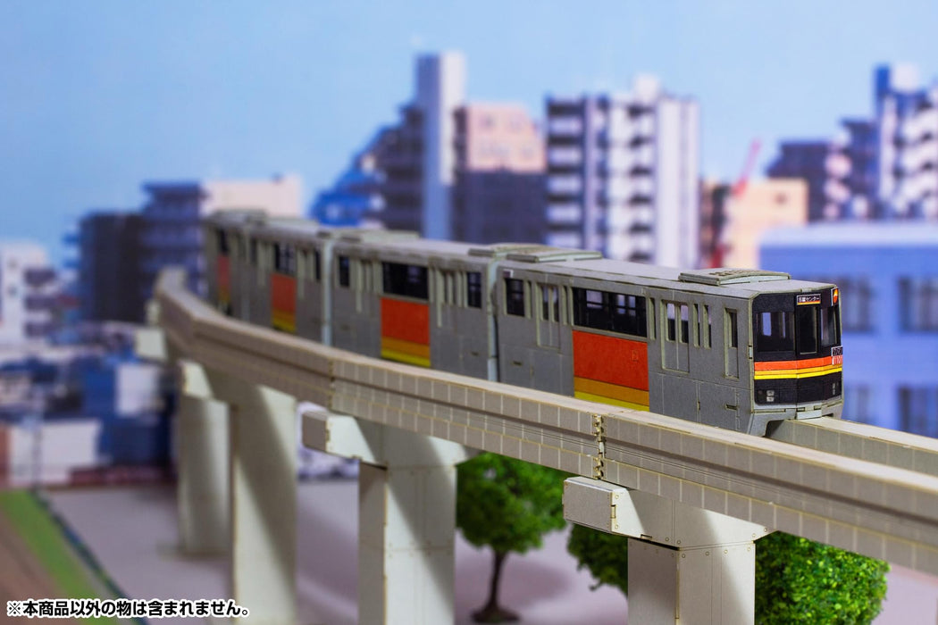 Plum 1/150 Scale Paper Kit Tama Monorail 1000 Series 2 Car Set- Japan Figure Store - #1 Bring To You The Best Japanese Goods