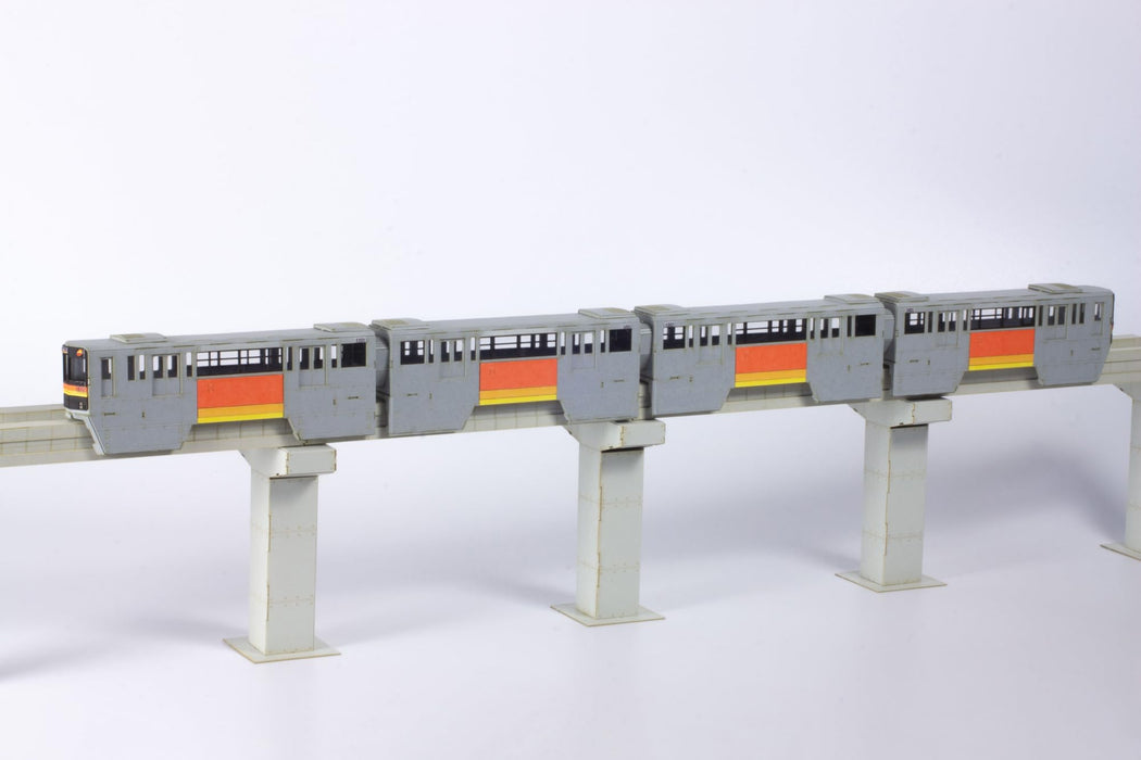 Plum 1/150 Scale Paper Kit Tama Monorail 1000 Series 4 Car Set- Japan Figure Store - #1 Bring To You The Best Japanese Goods