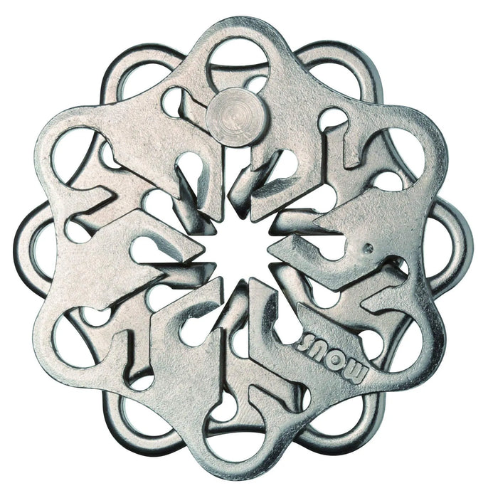 Hanayama Cast Snow [Difficulty Level 2]- Japan Figure Store - #1 Bring To You The Best Japanese Goods
