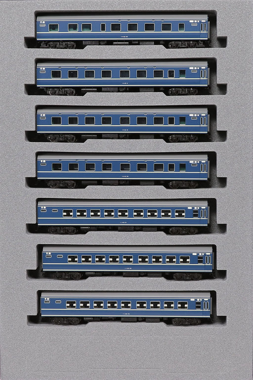 KATO 10-1726 Series 20 Sleeper Limited Express 'Asakaze' Initial Configuration 7 Cars Add-On Set N Scale- Japan Figure Store - #1 Bring To You The Best Japanese Goods