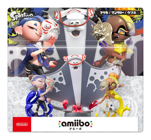 Nintendo Amiibo Surimi Union Set Japan [Fuka/Utsuho/Mantarou] Splatoon Series- Japan Figure Store - #1 Bring To You The Best Japanese Goods