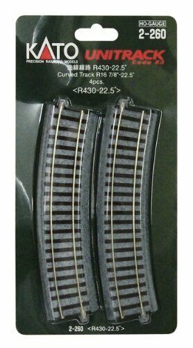 Kato 2-260 Ho Unitrack 16.875 Radius Curve 4 Pieces - Japan Figure