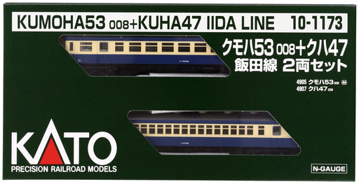 Kato 2-Car Railway Model Train Set N Gauge Kumoha53008+Kuha47 Iida Line 10-1173- Japan Figure Store - #1 Bring To You The Best Japanese Goods